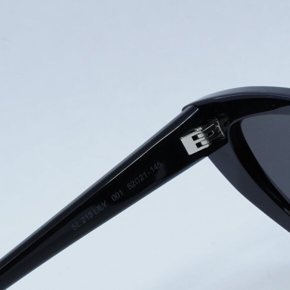 🕶️ New Saint Laurent SL213 LILY 001 Sunglasses - Black Frame, Grey Lenses - Picture 9 of 12